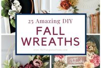 25 DIY Fall Wreath Ideas to Decorate Your Front Door