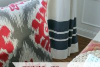 How to Turn Drop Cloths into Stylish Curtains