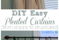DIY Pleated Curtains: Turn Messy Drapes into Tailored Panels