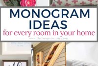 DIY Monogram Ideas for Every Room in Your Home