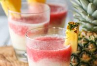 Lava Flow Cocktail Recipe: Tropical Strawberry Pina Colada