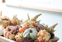 DIY Rustic Dough Bowl Centerpiece for Fall