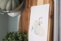 Free Fall Printables: Greenery and Pumpkin Decor