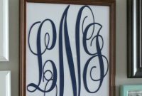 DIY Vinyl Monogram Tutorial: Step-by-Step for Beginners