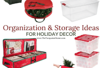 Organize Christmas Decorations with Smart Storage Solutions