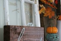 DIY Rustic Harvest Sign Tutorial for Fall Porch