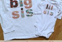 DIY Matching Big Sister and Little Sister T-Shirt Ideas