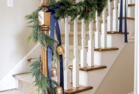 How to Hang Garland on a Staircase or Banister