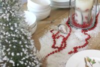 Rustic Glam Christmas Tree Ideas for the Dining Room