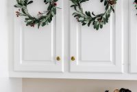 Creative Ways to Hang Wreaths on Kitchen Cabinets