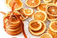 How to Dry Orange Slices for Crafts and Decorations