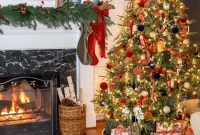 Ralph Lauren-Inspired Christmas Tree and Living Room Decor Ideas
