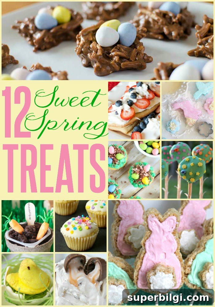 12 Sweet Spring Treats - a yummy way to celebrate this new season!! | TheTurquoiseHome.com