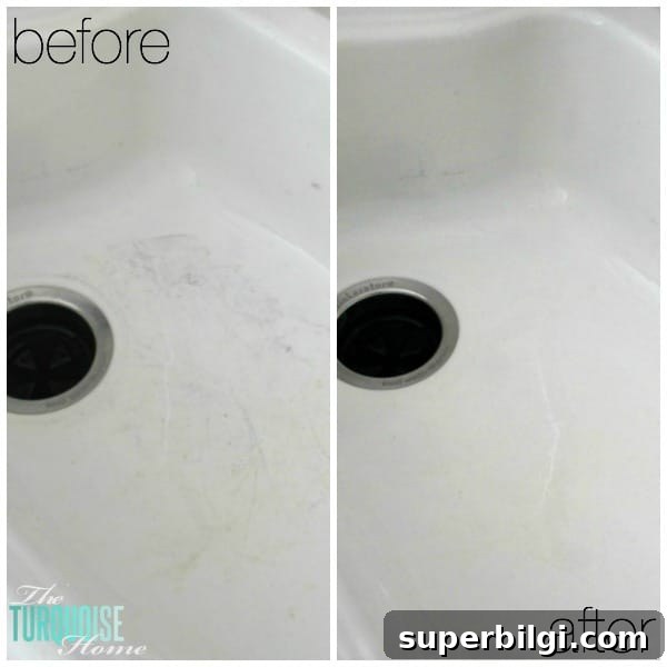 DIY Gentle Body and Face Scrub Recipe for Smooth Skin 9 Before I found this all-natural DIY soft scrub, my husband thought my kitchen sink was an off-white color. But since discovering this amazing cleaning product (made with only 3 ingredients), I've cleaned my sink every day. It's whiter than when I used bleach on it! Get the recipe via TheTurquoiseHome.com