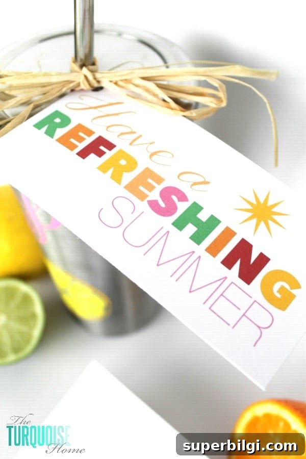 Great Summer Gift Idea!! Have a Refreshing Summer (monogramed cup gift idea) - perfect for teachers or anyone else who needs a great cup this summer! :) | All the details at TheTurquoiseHome.com