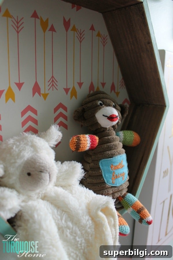 Woodland Nursery Gallery Wall Ideas for Baby Girls 3 Such a sweet, girly gallery wall in a woodland nursery. All of the details at TheTurquoiseHome.com