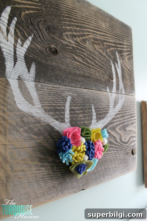 Woodland Nursery Gallery Wall Ideas for Baby Girls 8 Such a sweet, girly gallery wall in a woodland nursery. All of the details at TheTurquoiseHome.com