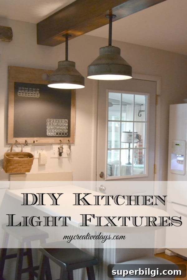 16 Rustic Industrial Home Decor Ideas to Transform Your Space 15 Galvanized Kitchen Lights
