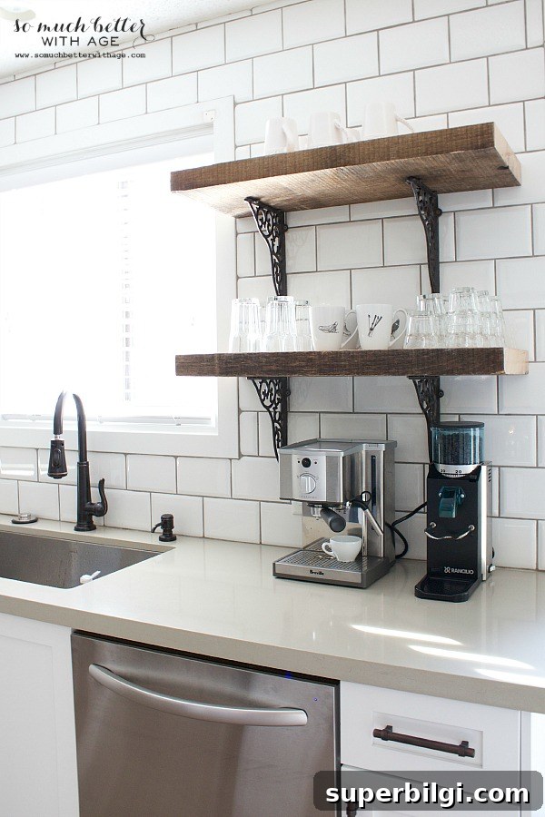 16 Rustic Industrial Home Decor Ideas to Transform Your Space 2 Rustic Kitchen Shelves