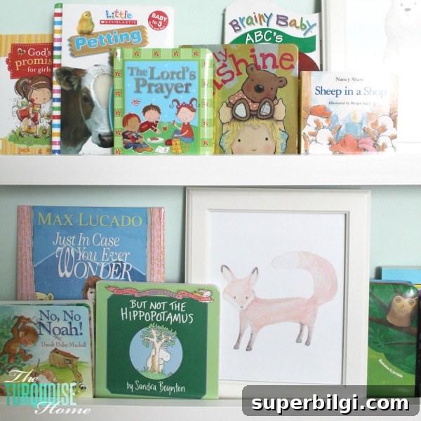 DIY Floating Bookshelf Ledges for Nursery Decor 3 These simple DIY ledges are easy to make and create a huge impact for storing books in a kids room or play room.