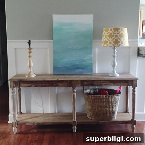Console Table Styling Ideas for Entryway Decor 3 Console Styling 101 - this needs your help! | TheTurquoiseHome.com