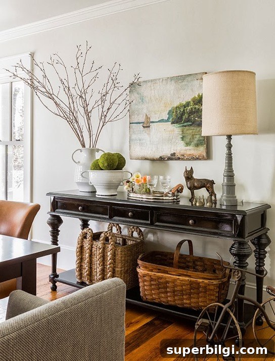 Console Table Styling Ideas for Entryway Decor 7 hudson-interior-design