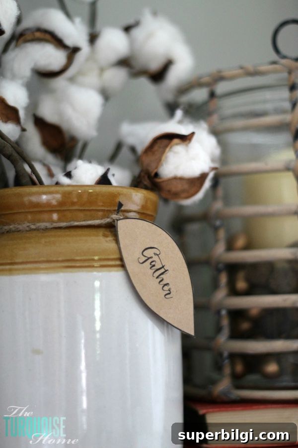 Grateful Fall Mantel Decor Ideas 7 Plaids, neutrals and a few pops of autumnal color bring this message of gratitude home. I love the sweet reminder to be grateful this season - and always! | Grateful Fall Mantel | Details at TheTurquoiseHome.com
