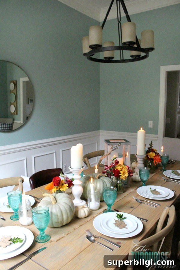 Free Printable Thanksgiving Dinner Conversation Starters 4 Large family gathered around a Thanksgiving table