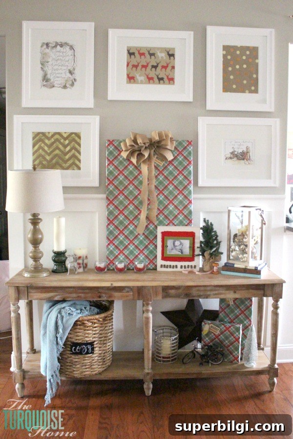 Merry Christmas Home Tour: Cozy Holiday Decorating Ideas 15 A Traditional Christmas Home Tour at TheTurquoiseHome.com