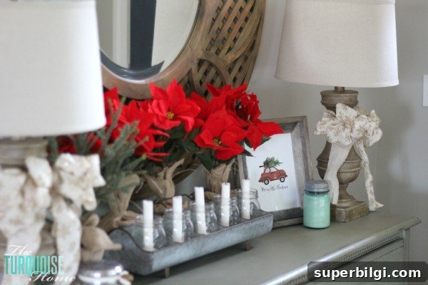 Merry Christmas Home Tour: Cozy Holiday Decorating Ideas 8 A Traditional Christmas Home Tour at TheTurquoiseHome.com