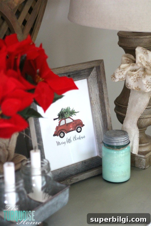 Merry Christmas Home Tour: Cozy Holiday Decorating Ideas 9 A Traditional Christmas Home Tour at TheTurquoiseHome.com