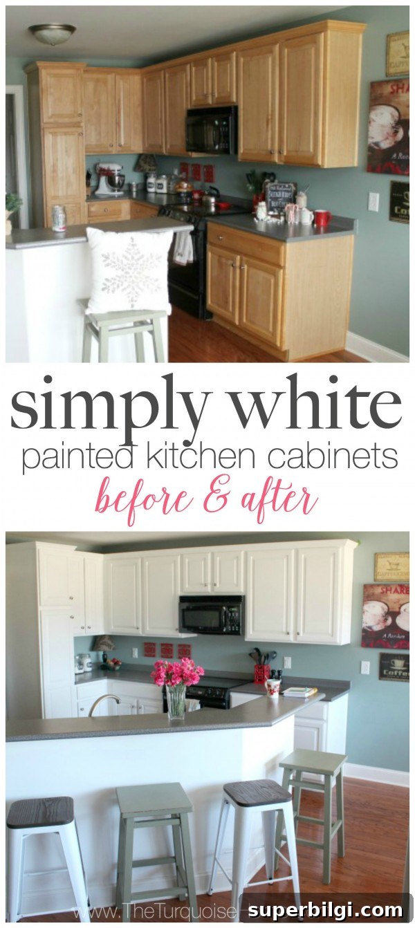 Transform Kitchen Cabinets with Benjamin Moore Simply White 12 DIY Painted Kitchen Cabinets with Benjamin Moore Simply White