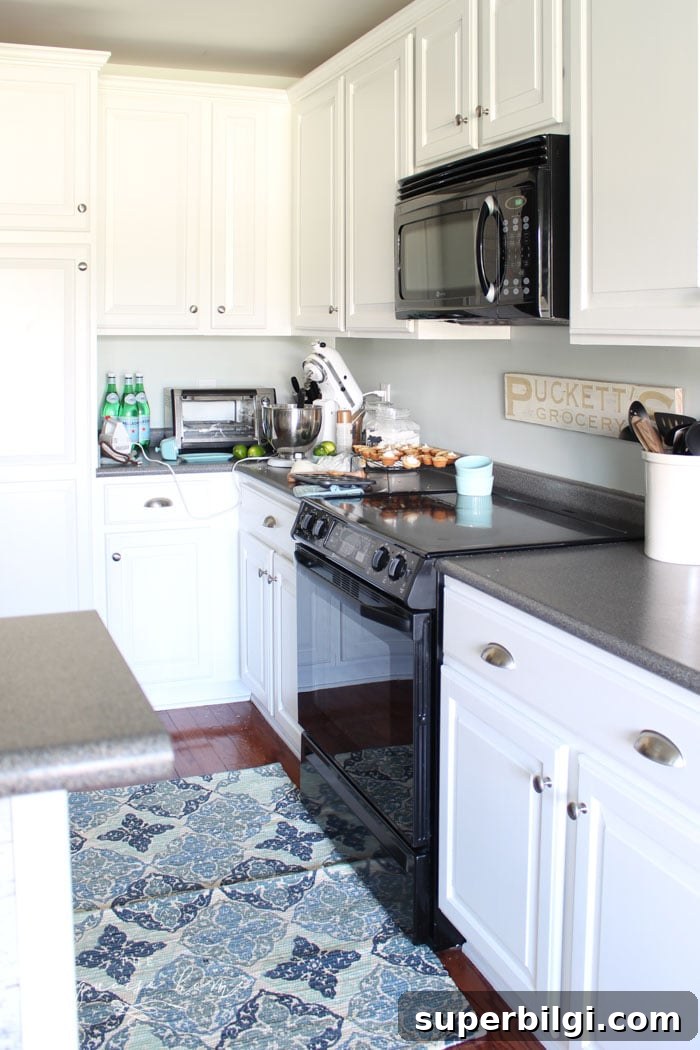 DIY Paint Kitchen Cabinets Without Professional Tools 2 How to Paint Kitchen Cabinets without Fancy Equipment. I didn't even sand the cabinet bases, which saved a ton of time! You'll never guess how we did it!