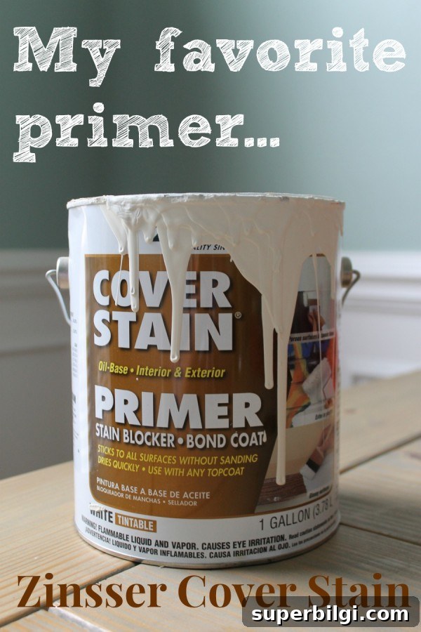DIY Paint Kitchen Cabinets Without Professional Tools 11 Favorite Primer: Zinsser Cover Stain