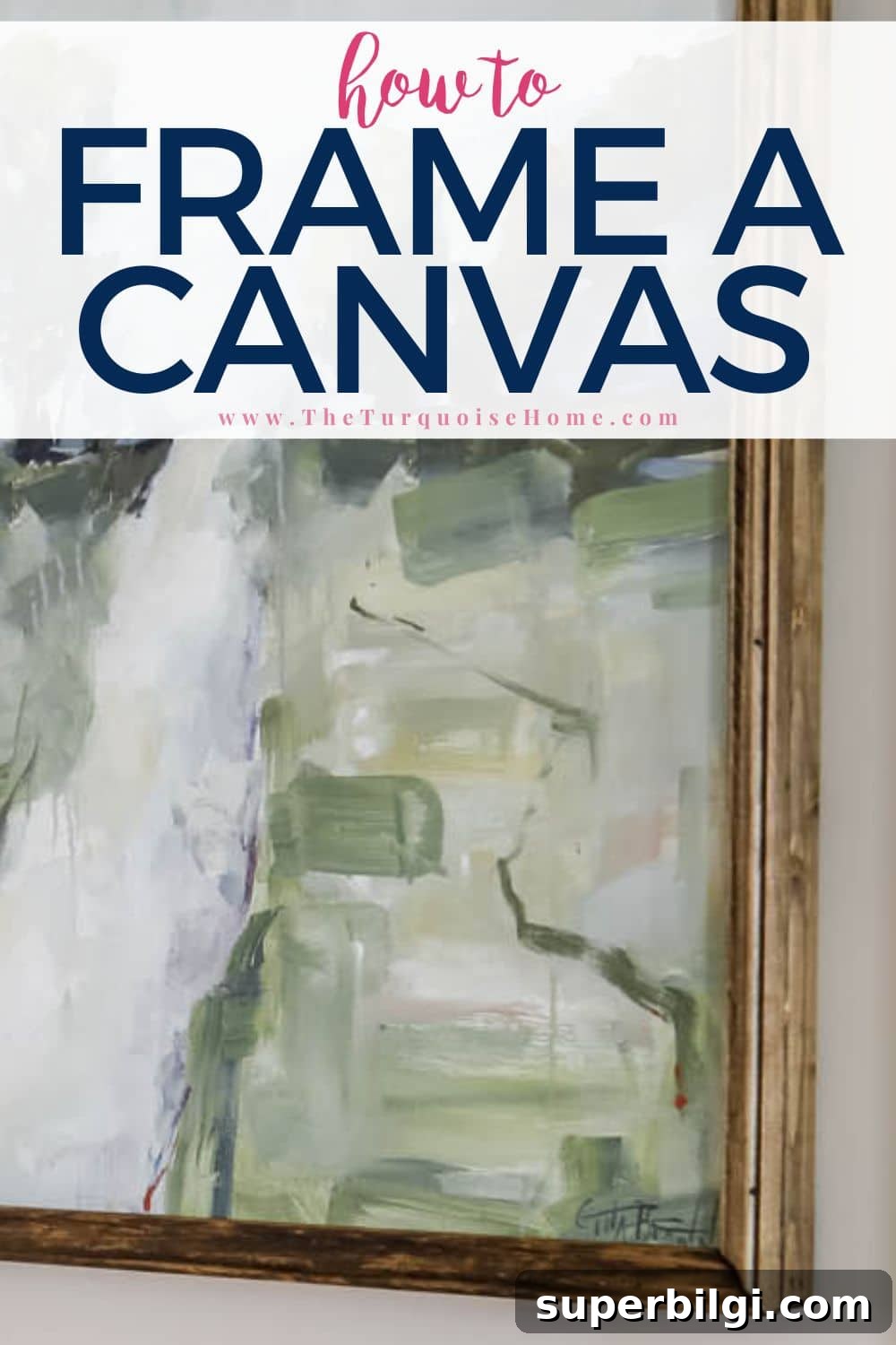 How to Frame a Canvas on a Budget: DIY Guide 2 how to frame a canvas tutorial.