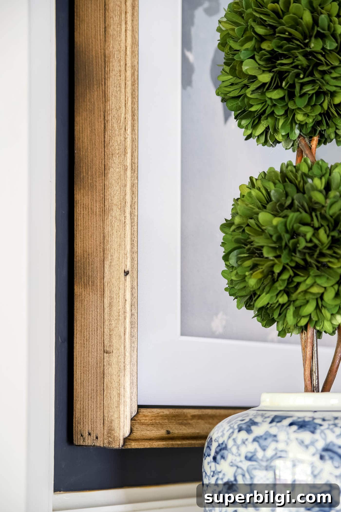 How to Frame a Canvas on a Budget: DIY Guide 9 DIY wood frame with mitered corners