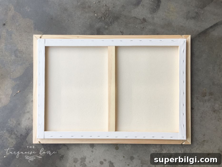 How to Frame a Canvas on a Budget: DIY Guide 16 attaching a canvas to a frame