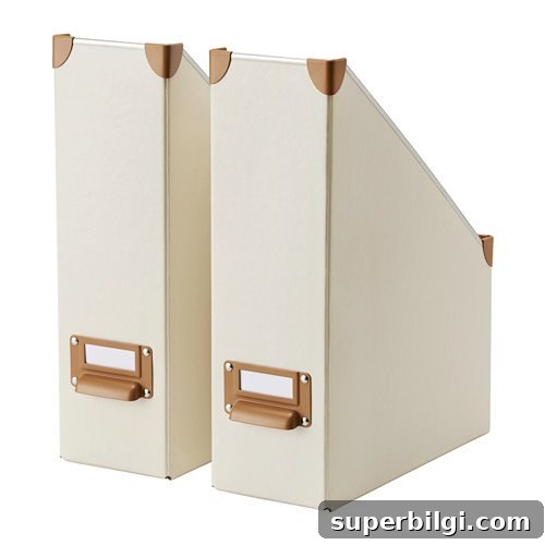 How to Declutter Books and Papers Using the KonMari Method 10 IKEA magazine file