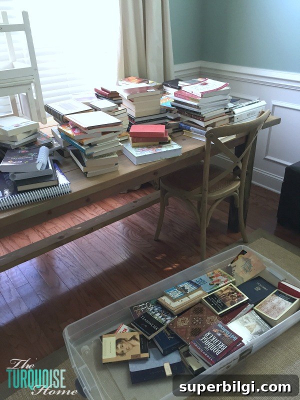 How to Declutter Books and Papers Using the KonMari Method 5 Sorting Books via the KonMari Method