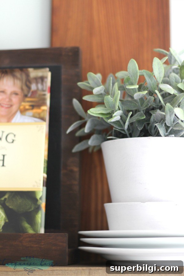 How to Style Farmhouse Kitchen Open Shelves 3 LOVE these tips for styling shelves. These $40 DIY shelves were transformed with some old and new farmhouse decor. | TheTurquoiseHome.com