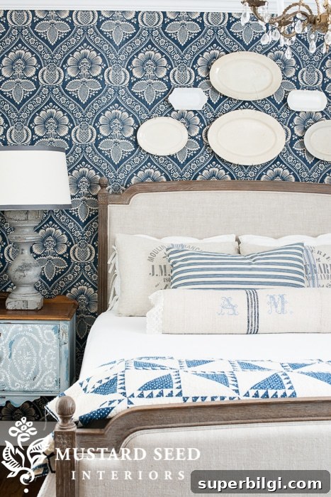 15+ Large Wall Decor Ideas That Make a Statement 19 Fabric wall treatment example