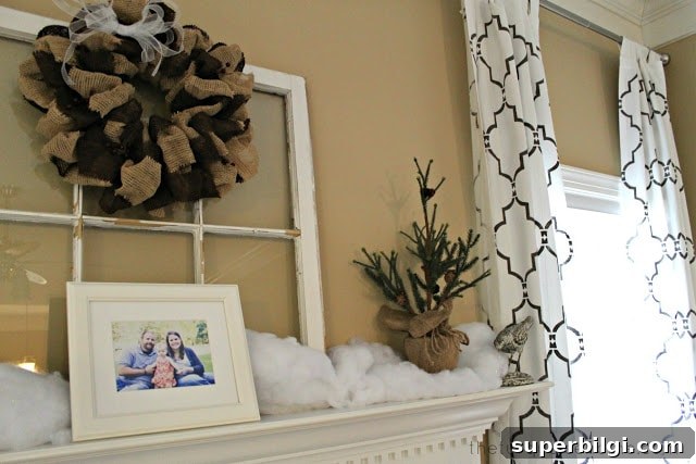 2013 Winter Mantel Decor Inspiration 3 Winter Mantel Decor