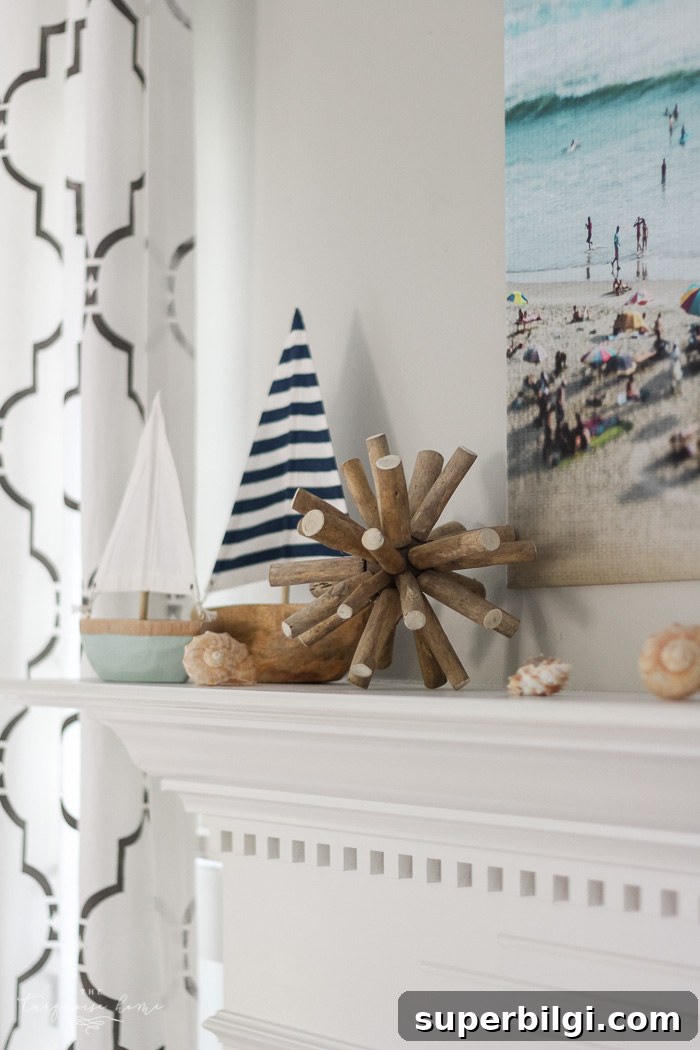 Sailboat summer decor