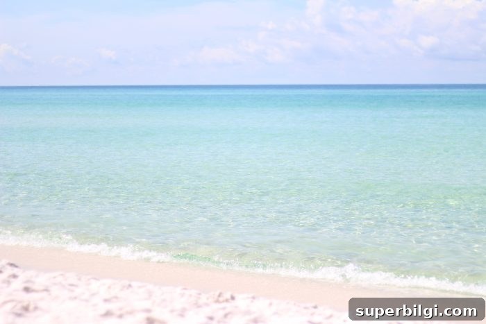 ocean water and sand