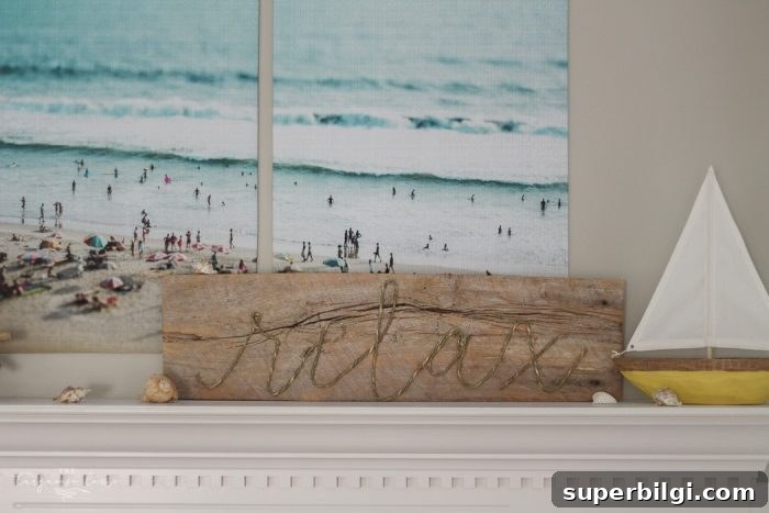 Coastal Relax sign