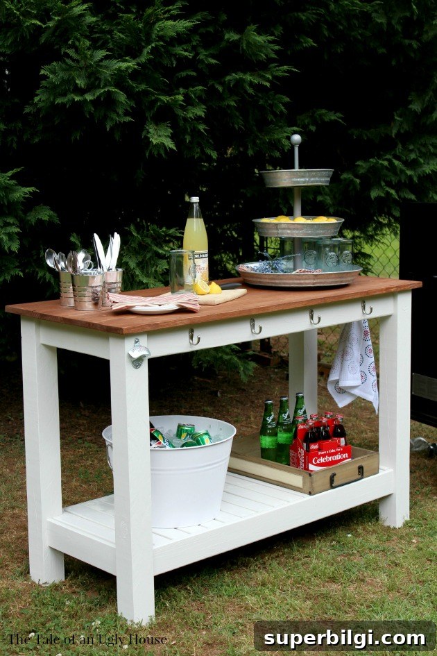 10 Kreg Jig Projects for Home Decor and Furniture 10 Pottery Barn Inspired DIY Outdoor Buffet | 10 Amazing Kreg Jig Projects