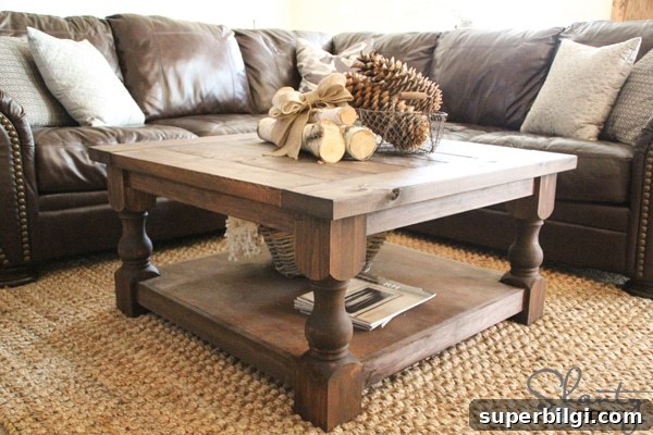 10 Kreg Jig Projects for Home Decor and Furniture 6 DIY Square Coffee Table | 10 Amazing Kreg Jig Projects