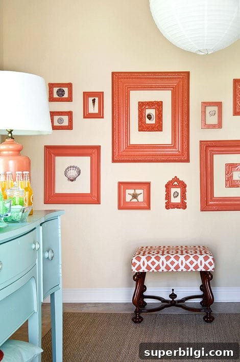 DIY Painted Picture Frame Gallery Wall Tutorial 5 How to Create a Painted Picture Frame Gallery Wall