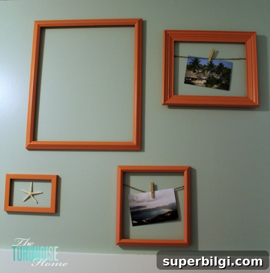 DIY Painted Picture Frame Gallery Wall Tutorial 6 How to Create a Painted Picture Frame Gallery Wall