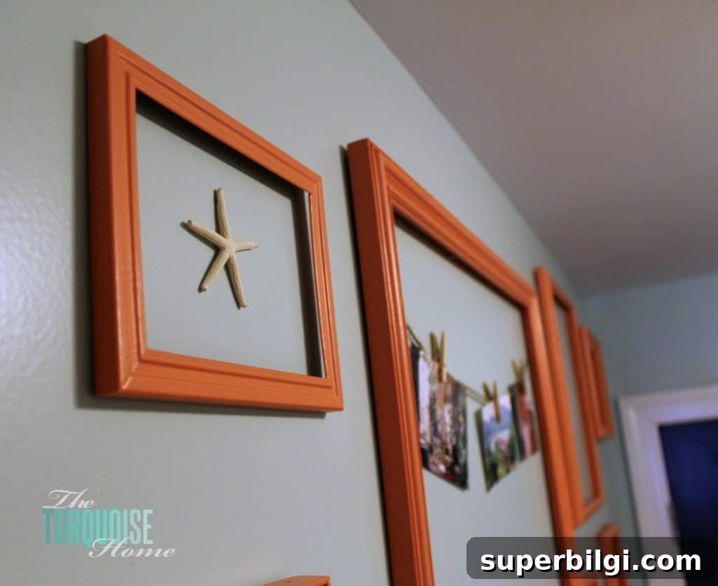 DIY Painted Picture Frame Gallery Wall Tutorial 8 How to Create a Painted Picture Frame Gallery Wall
